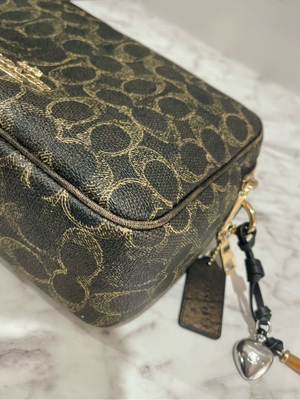 Carey Crossbody Bag
In Loved Signature Canvas With Charms - Picture 12 of 16
